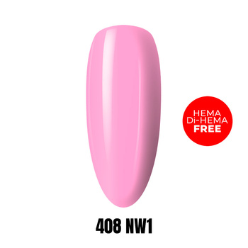 1 kg LED-/UV-Gel-Nagellack 408 NW1, frei von HEMA und Di-HEMA