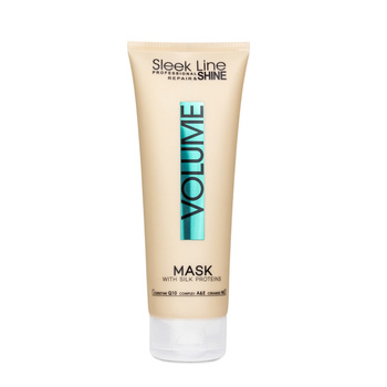 Maschera per capelli alla seta Stapiz Sleek Line Volume 250 ml