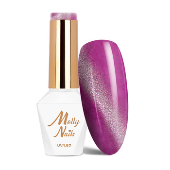 Molly Nails Hybrid-Nagellack Neon Flashy Cat Eye HEMA-frei 8 g Nr. 174