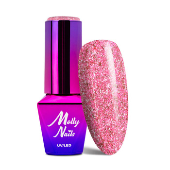 Molly Nails Hybridlack Luxury Glam Pink Reflections 8 g Nr. 540