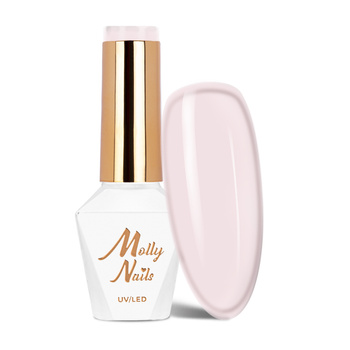 Molly Nails Hybridlack French Manicure Light Nude, HEMA/Di-HEMA-frei, 8 g, Nr. 134