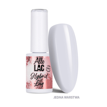 Esmalte híbrido LED/UV Gel Polish Whites W2 Light Grey AlleLac sin HEMA ni Di-HEMA, 6 g