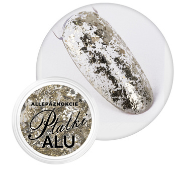 Poudre pour ongles métallique « Płatki Alu » Allepaznokcie 0,2 g n° 10