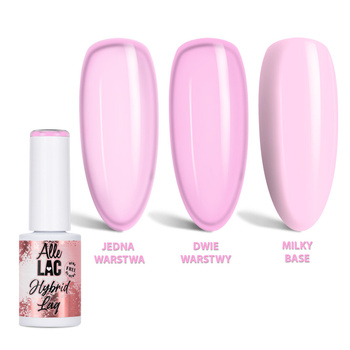 Vernis hybride LED/UV Gel Polish Pinks PI7 Misty Rose AlleLac sans HEMA/Di-HEMA 6 g