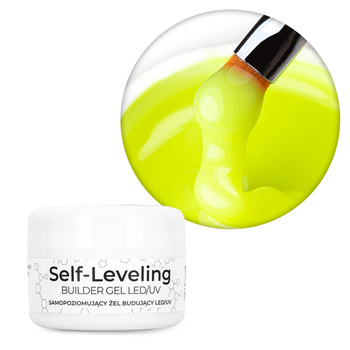 Selbstnivellierendes Builder-Gel, hart, mitteldick, NTN Premium Yellow, HEMA/Di-HEMA-frei, 30 g