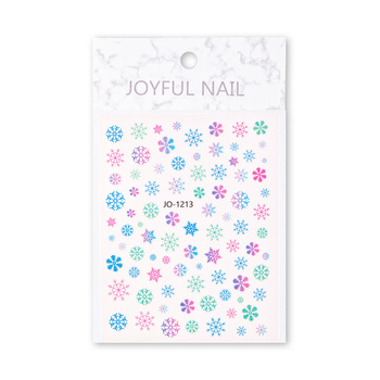 Weihnachtliche selbstklebende Nagelsticker JO-1213