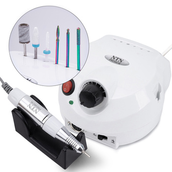 65-W-Transformator-Nagelfeile NTN Premium für Maniküre und Pediküre, weiß, DM202, 35.000 Umdrehungen