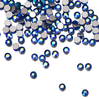 Glas-Strasssteine für Nägel SS3 Sapphire AB ca. 50 Stück