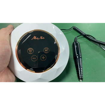 AlleLac 68-W-Nagelfräse für Maniküre und Pediküre, weiß, M21, 50.000 Umdrehungen