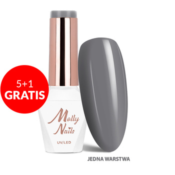 LED/UV-Gel-Nagellack Sorbet Nr. 290 Lemon Cream von Molly Nails, HEMA/Di-HEMA-frei, 8 g