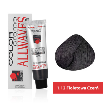 Allwaves Cream Color Haarfarbe Violett-Schwarz 1.12 100 ml