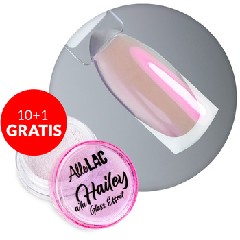 10 + 1 gratis: Nagelpuder „A la Hailey“ mit Glaseffekt von AlleLac Nr. 3