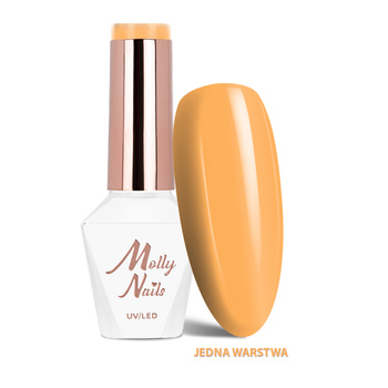 LED/UV-Gel-Nagellack Sorbet Nr. 290 Lemon Cream von Molly Nails, HEMA/Di-HEMA-frei, 8 g