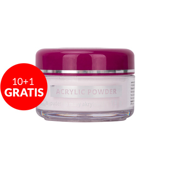 10 + 1 gratis: Acrylpulver für die Nägel von Allepaznokcie, „Pink Light Acrylic Powder“, 15 g, Nr. 3