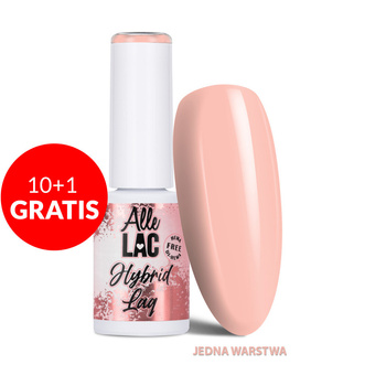 10 + 1 gratis LED/UV-Gel-Nagellack Nudes N14 Peach Veil AlleLac HEMA/Di-HEMA-frei 6 g