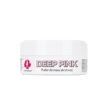 Acrylpulver für Nägel Allepaznokcie Deep Pink Acrylic Powder 30 g Nr. 9