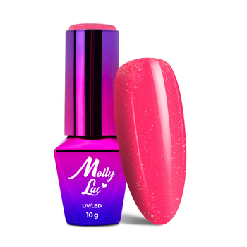 Hybridlack MollyLac Fantasyland Glitter Raspberry Kiss 10 g Nr. 312