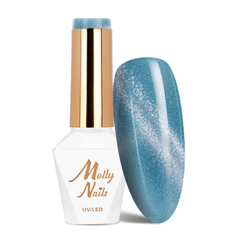 Magnetischer Hybridlack mit Cat-Eye-Effekt Cat Eye Womanity Maledives Molly Nails HEMA/Di-HEMA-frei 8 g Nr. 446