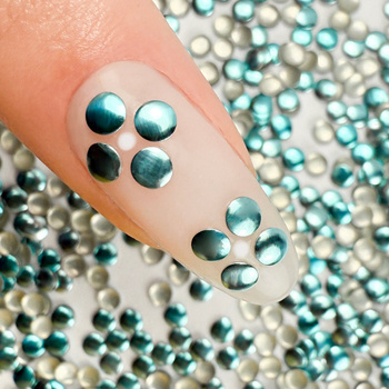 ShinePins – glatte Nieten, Glitzersteine, Nagelverzierungen, groß, NTN Premium Nr. 11, 5 g