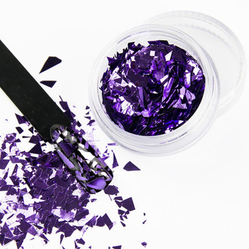 Nagelverzierung Broken Mirror Effect – zerbrochener Spiegeleffekt, Glas Nr. 06