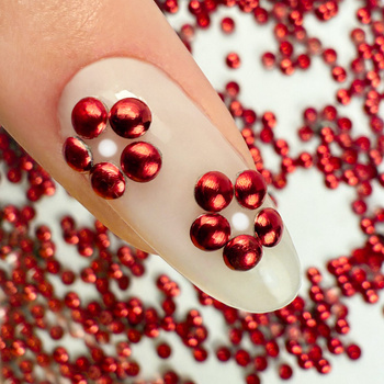 ShinePins – glatte Nieten, Glitzersteine, Nagelverzierungen, mittelgroß, NTN Premium Nr. 4, 5 g
