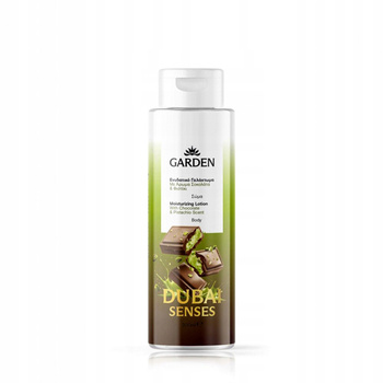 Feuchtigkeitsspendende Körperlotion mit Schokoladen- und Pistazienduft von Garden Dubai Senses, 300 ml