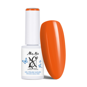 LED/UV-Gel-Nagellack Molly Nails by Ewelina Staszak Talizman T6 Orange-Jaspis, HEMA/Di-HEMA-frei, 7 g