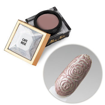 Creative Flow Color Gel – kreatives NailArt-Gel für den Effekt von fließenden, weichen Mustern Molly Nails Cafe Rose HEMA/Di-HEMA-frei 5 g