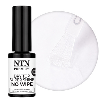DRY TOP SUPER SHINE Top Coat ohne Abwischen NTN Premium HEMA/Di-HEMA-frei, klar, 5 g