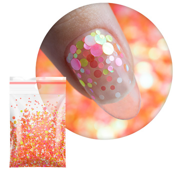 Bunte Nagelverzierung Pop-Up! Sommersprossen, Konfetti, Tropfen, Punkte, Kreise – Princess Nails Nr. 4, 20 g
