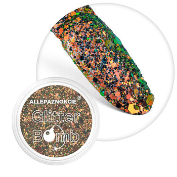 Nagelstaub „Glitter Bomb Effect“ von Allepaznokcie Nr. 04
