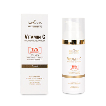 Farmona Vitamin C Elixir Shot – aufhellendes Vitaminserum 15 % 50 ml
