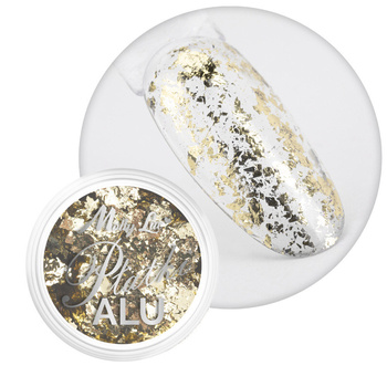 MollyLac Metallic-Nagelstaub, Aluminiumflocken, 0,2 g, Nr. 12