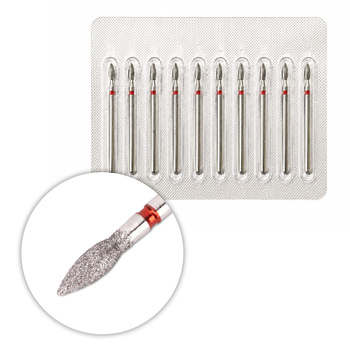 Diamantbohrer-Set „Träne“, Mini, für empfindliche Anwendungen, 10 Stück
