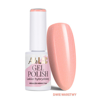 LED/UV-Hybridlack „Gel Polish Nudes N26 Blush Shimmer“ von AlleLac, HEMA/Di-HEMA-frei, 6 g