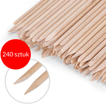240 Stück Stäbchen aus Orangenholz, 100 Stück, Länge 11 cm