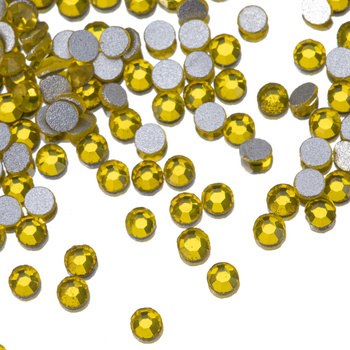 Glas-Strasssteine für Nägel SS5 Citrine ca. 50 Stück