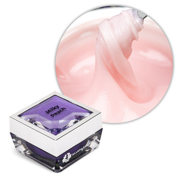 Aufbaugel Allepaznokcie HEMA/Di-HEMA-frei Milky Peach 15 g