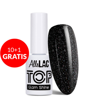 10 + 1 gratis Top Glam Shine No Wipe AlleLac Moonstone 5 g