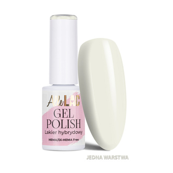 LED/UV-Gel-Nagellack Whites W9 Ivory Milk AlleLac, frei von HEMA/Di-HEMA, 6 g