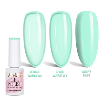 LED/UV-Hybridlack „Gel Polish Greens G10 Laguna“ von AlleLac, frei von HEMA und Di-HEMA, 6 g
