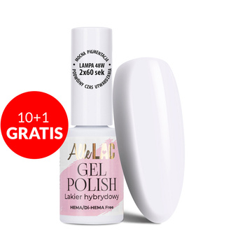 10 + 1 gratis: AlleLac Extra White Hybridlack, HEMA/Di-HEMA-frei, 6 g