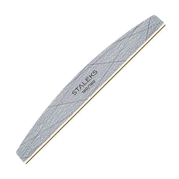 Mineral-Nagelfeile, Bootsform, Halbmond, 180/180, Staleks SMART 40, 25 Stück