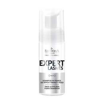Farmona Expert Lashes Schaumshampoo für Gesicht und Wimpern, 100 ml