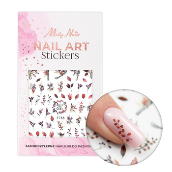 Selbstklebende Nagelsticker „Blätter“ F785 von Molly Nails
