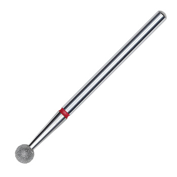 Staleks Pro Expert Diamant-Kugelfräser, rot, 4 mm
