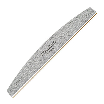 Mineral-Nagelfeile, Bootsform, Halbmond, 80/80, Staleks SMART 40, 25 Stück