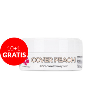 Allepaznokcie Cover Peach Acrylpulver für Nägel 30 g Nr. 6