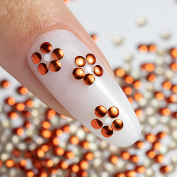 ShinePins – glatte Nieten, Glitzersteine, Nagelverzierungen, Mini, NTN Premium Nr. 4, 5 g