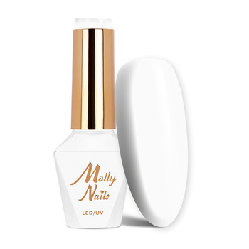 Molly Nails Hybridlack Hypnotise White, HEMA/Di-HEMA-frei, 8 g